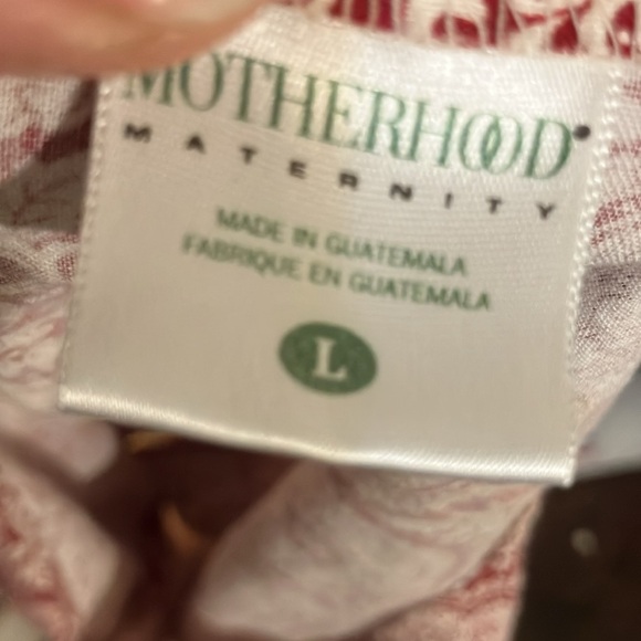 🌈 Motherhood 100% cotton top with surplice neck Large - Picture 4 of 5